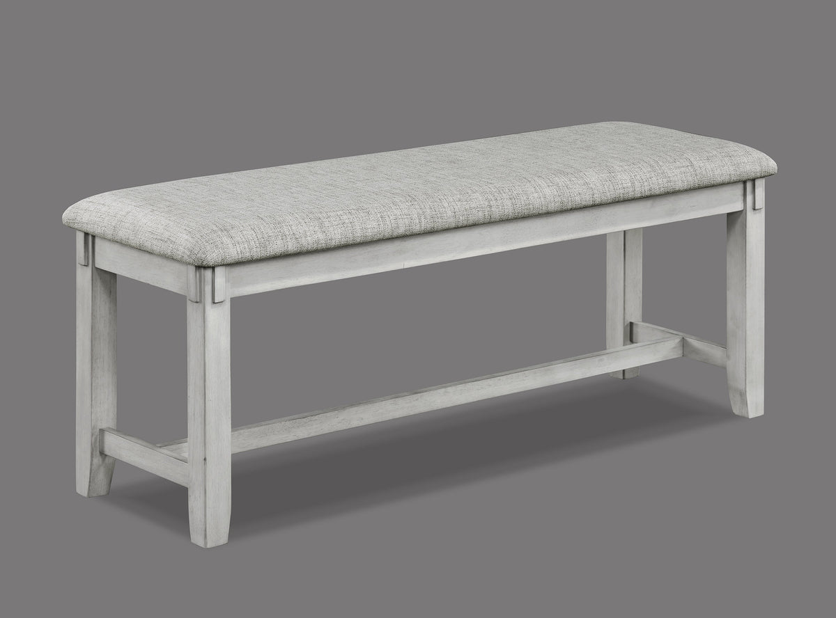 Clara Drift Wood Dining Bench - Crown Mark | Olivia Furniture