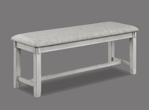 Clara Drift Wood Dining Bench - Crown Mark | Olivia Furniture