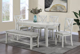 Clara Drift Wood Dining Bench - Crown Mark | Olivia Furniture