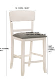 Conner Chalk/Gray Counter Height Chair, Set of 2 - Crown Mark | Olivia Furniture