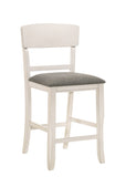 Conner Chalk/Gray Counter Height Chair, Set of 2 - Crown Mark | Olivia Furniture