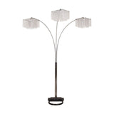 Crystal Chrome 87" Floor Lamp - Crown Mark | Olivia Furniture