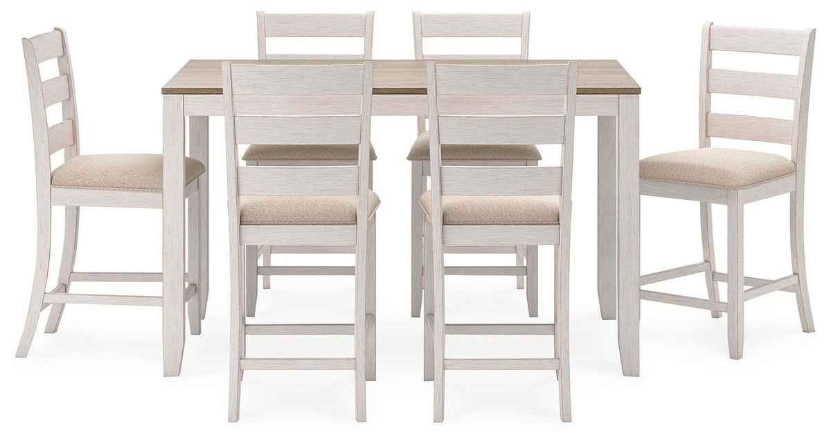 Skempton Counter Height Dining Table and Bar Stools (Set of 7)