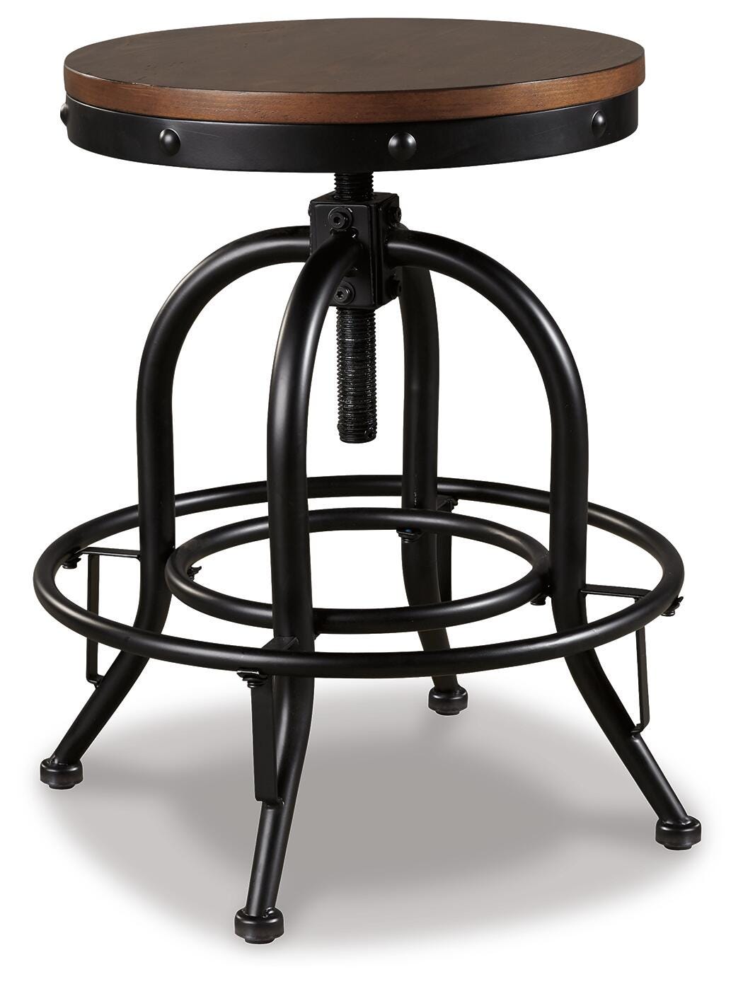 Valebeck Counter Height Dining Table, 6 Barstools and Server