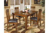 Ralene dining table with four chairs — D594D6