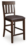 Haddigan Counter Height Dining Table and 4 Barstools