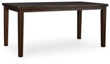 Haddigan Counter Height Dining Table and 4 Barstools