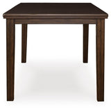 Haddigan Counter Height Dining Table and 4 Barstools