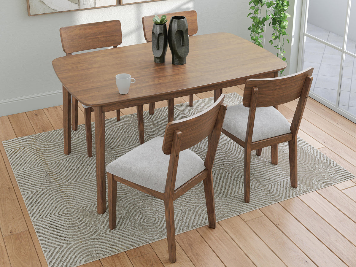 Tameride Dining Table and 4 Chairs (Set of 5)