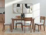 Tameride Dining Table and 4 Chairs (Set of 5)