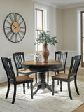 Clorazi Extension Dining Table and 4 Chairs