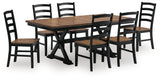 Wildenauer Extension Dining Table and 6 Chairs
