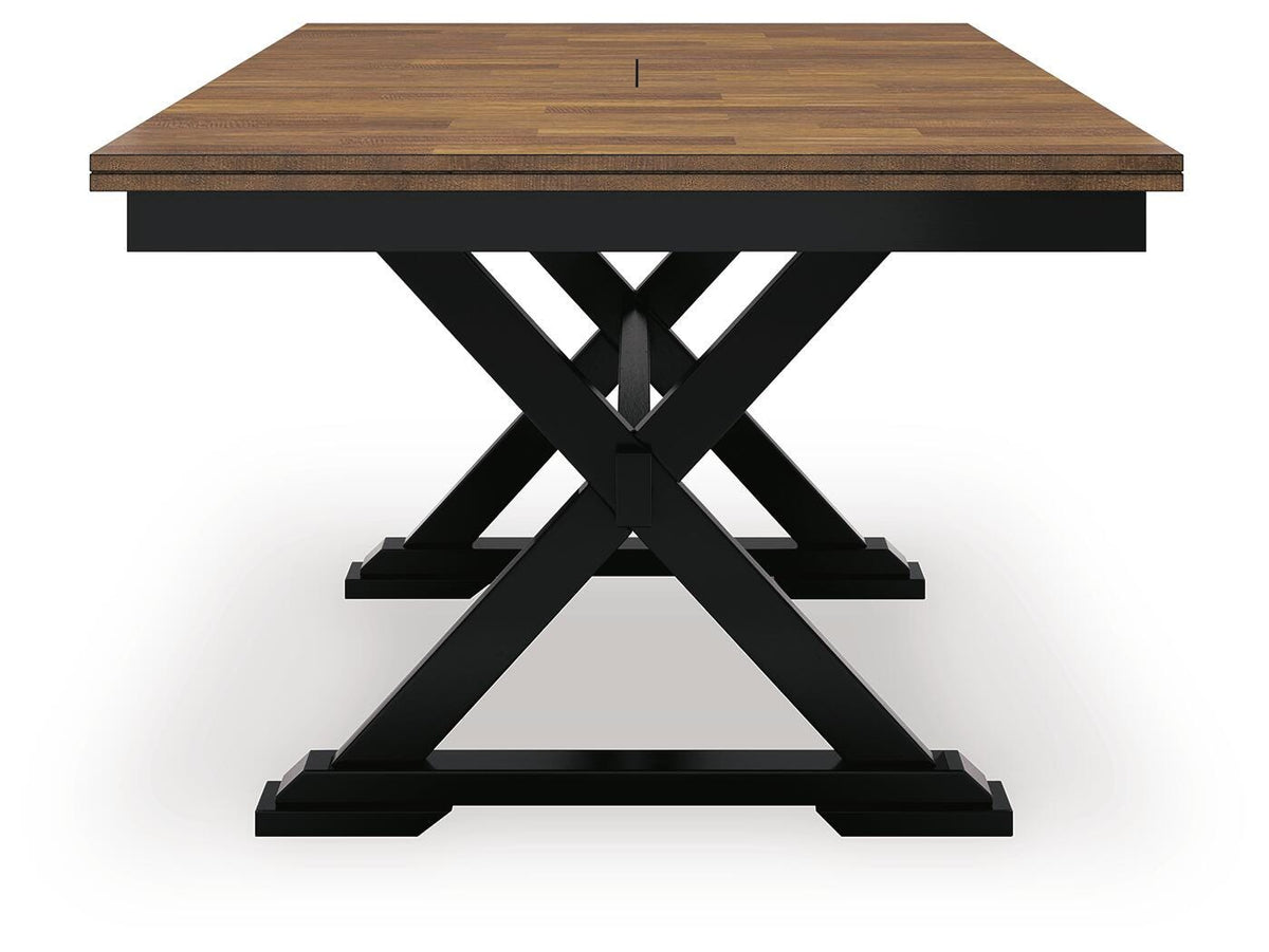 Wildenauer Dining Table, 4 Chairs and Bench