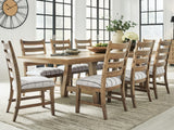 Ridgester Extension Dining Table and 8 Chairs