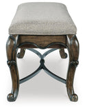 Maylee Dining Table, 6 Chairs and Bench