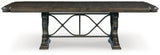 Maylee Dining Table with 6 Chairs and Buffet and Hutch