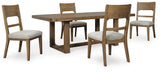 Cabalynn Extension Dining Table and 4 Chairs