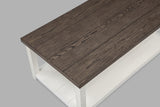 Dakota Chalk White 3-Piece Coffee Table Set - Crown Mark | Olivia Furniture