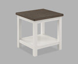 Dakota Chalk White 3-Piece Coffee Table Set - Crown Mark | Olivia Furniture