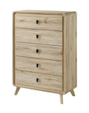 Dawson Light Wood Panel Bedroom Set