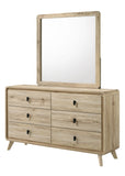 Dawson Light Wood Panel Bedroom Set