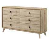 Dawson Light Wood Panel Bedroom Set