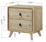 Dawson Light Wood Panel Bedroom Set