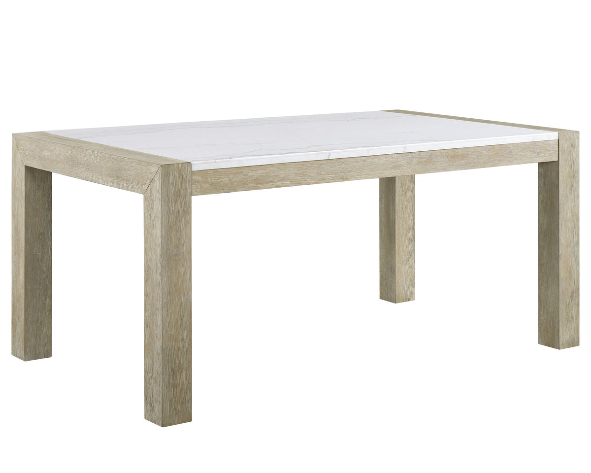 Dune Light Gray Genuine Marble Dining Set | Crown Mark | Olivia Furniture