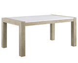 Dune Light Gray Genuine Marble Dining Set | Crown Mark | Olivia Furniture