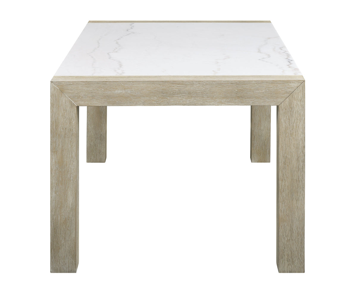 Dune Light Gray Genuine Marble Dining Set | Crown Mark | Olivia Furniture