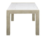 Dune Light Gray Genuine Marble Dining Set | Crown Mark | Olivia Furniture
