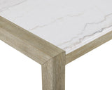 Dune Light Gray Genuine Marble Dining Set | Crown Mark | Olivia Furniture