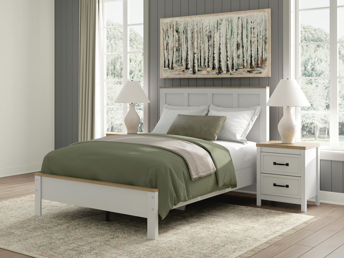 Kerisden Full Panel Complete Bed Frame