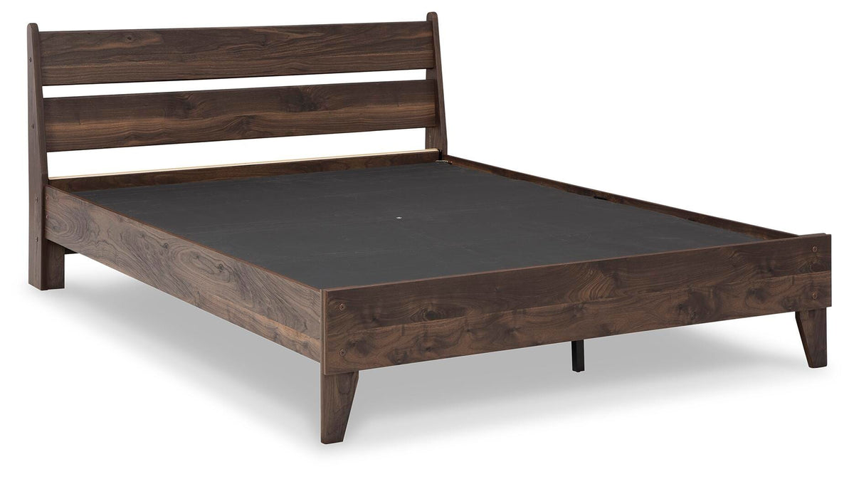Calverson Queen Panel Platform Bed with Dresser and Nightstand