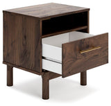 Calverson Queen Panel Platform Bed with Dresser and Nightstand
