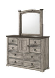 Ella-Mae Beige/Brown Dresser Mirror (Mirror Only) - Crown Mark | Olivia Furniture