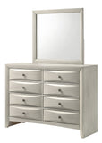 Emily White Bedroom Mirror (Mirror Only) - Crown Mark | Olivia Furniture