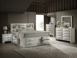 Emily White Bedroom Mirror (Mirror Only) - Crown Mark | Olivia Furniture