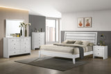 Evan White Mirror (Mirror Only) - Crown Mark | Olivia Furniture