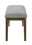 Everly Brown Bench - Crown Mark | Olivia Furniture