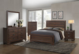 Farrow Chocolate Bedroom Mirror (Mirror Only) - Crown Mark | Olivia Furniture