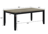 Folio Black Dining Table