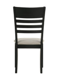 Folio Black/Neutral Dining Side Chair, Set of 2 - Crown Mark | Olivia Furniture