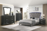 Frampton Gray Bedroom Mirror (Mirror Only) - Crown Mark | Olivia Furniture