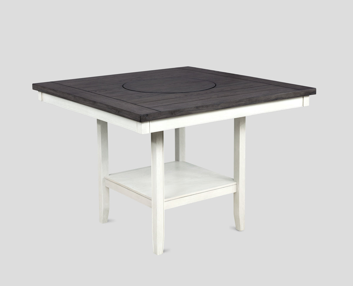 Fulton Chalk/White Counter Height Dining Set | Crown Mark | Olivia Furniture