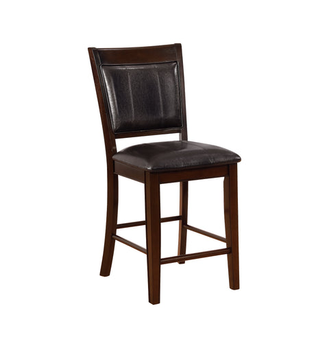 Fulton Espresso Counter Height Chair, Set of 2 - Crown Mark | Olivia Furniture