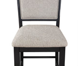 Fulton Light Gray Counter Height Chair, Set of 2 - Crown Mark | Olivia Furniture