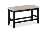 Fulton Light Gray Counter Height Dining Bench - Crown Mark | Olivia Furniture
