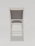 Fulton White Counter Height Chair, Set of 2 - Crown Mark | Olivia Furniture