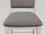 Fulton White Counter Height Chair, Set of 2 - Crown Mark | Olivia Furniture